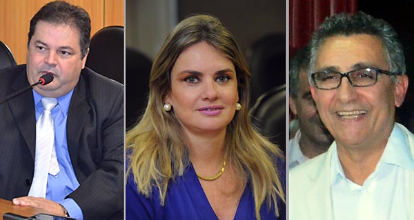 Pela reeleição, Luiz Augusto e Ivana Bastos, e Dr. Alfredo Boa Sorte busca o primeiro mandato