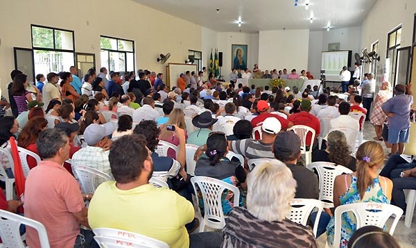 Evento foi no Salão Paroquial da Igreja Matriz (Divulgação INB)