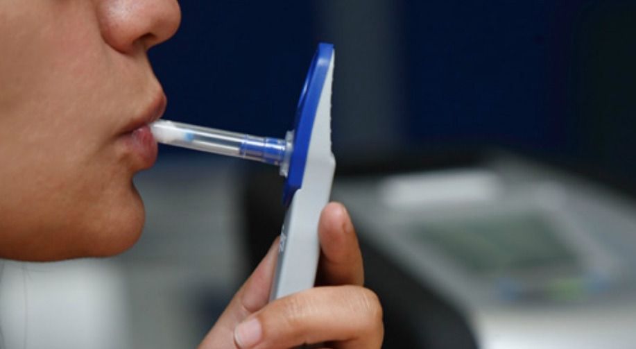 Equipamento usado em teste no Brasil apontou que 20% dos motoristas haviam usado droga (Reprodução)