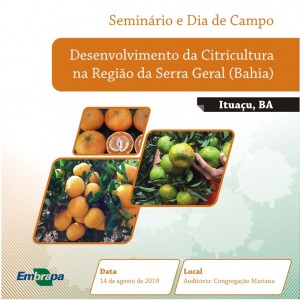 Divulgação - Card - Desenvolvimento da Citricultura na Região da Serra Geral - Bahia
