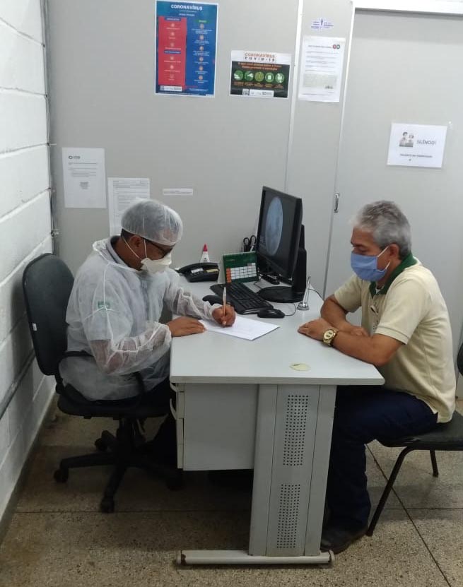 Na Unidade de Concentração de Urânio - URA, em Caetité/BA, foram realizados 249 testes até está terça-feira (02 de junho). Foto divulgação.