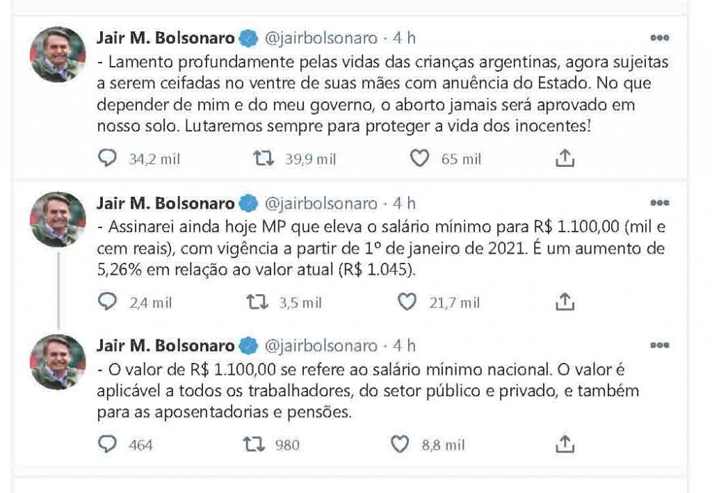 (19) Jair M. Bolsonaro (@jairbolsonaro) _ Twitter