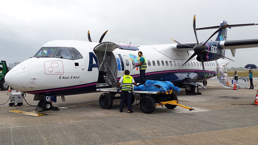 Em pouco mais de quatro meses – novembro do ano passado a janeiro deste - 7.825 embarques e desembarques foram operados pela Azul no aeroporto de Guanambi. Foto: reprodução Azul.