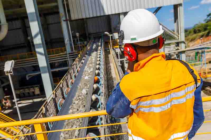 A produção de ouro (25%), cobre (21%) e níquel (19%), se manteve em destaque e representou 65% de toda a produção mineral da Bahia. Foto: Atlantic Nickel / Divulgação