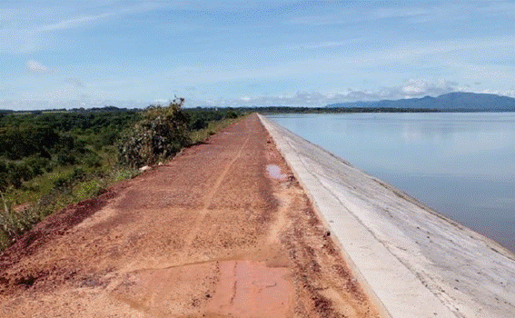 Barragem do Vão do Paranã abastece produção agrícola no Nordeste goiano. Foto: Seapa/GO