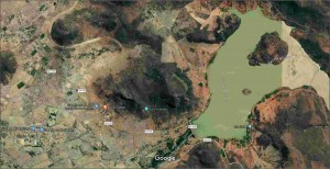 O temos da população é que a Barragem de Ceraíma e a Vila sejam engolidas pela barragem de rejeito