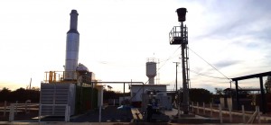 Planta da Usina de biogás inaugurada no aterro sanitário de Petrolina que entrou em operação plena na última segunda-feira (2/12). Foto: Divulgação.