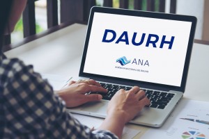 Usuários devem enviar a Declaração Anual de Uso de Recursos Hídricos (DAURH) via internet até o fim do mês. Informações auxiliam a ANA a garantir um acesso sustentável à água. Imagem: divulgação