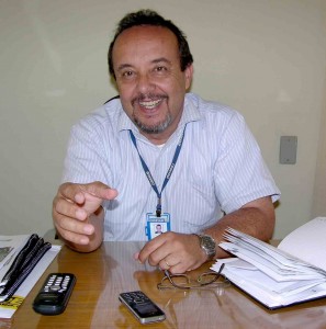 “Uma coisa que me agrada muito é ver as diferentes instituições envolvidas”, disse Hudson Faria, chefe do Escritório de Apoio Técnico da Codevasf em Guanambi. Foto: Arquivo Integração Bahia.