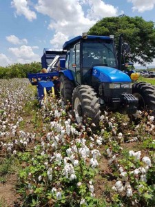 O protótipo, desenvolvido pela Embrapa, teve os primeiros testes iniciados no Brasil em 2019, no município de São Desidério, Oeste da Bahia. Foto: Divulgação.