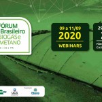 acontece em forma de webinar no YouTube no dia 9 de setembro, a partir das 10h30 da manhã, o primeiro dia da programação do evento online  do 3º Fórum Sul Brasileiro de Biogás e Biometano. Arte divulgação