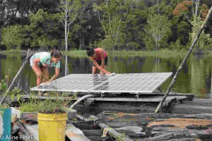 Sistema de Água do Instituto de Desenvolvimento Sustentável Mamirauá (IDSM)| terá aporte de até R$ 3 milhões.  Crédito: Aline Fidelix