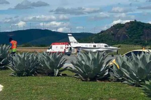 Movimentação no Aeroporto de Guanambi tem intensificado nos últimos dias. Foto: divulgação/PMG