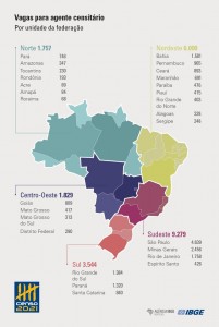 As provas para ACM, ACS e recenseador terão duração de quatro horas e serão aplicadas no turno da tarde. Os gabaritos preliminares serão divulgados no dia seguinte a aplicação das provas, a partir das 19 horas, no site do Cebraspe. O resultado final está previsto para 27 de maio.