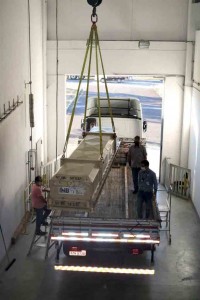 Foto INB / transporte de elemento combustível na Usina de Angra