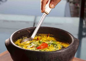 Moqueca fish and shrimp, traditional dish of Brazilian cuisine
