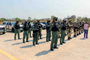 O evento aconteceu na Base Avançada (Bavan) do Grupamento Aéreo (Graer) da Polícia Militar, em Barreiras, resultado da parceria entre Secretaria de Segurança Pública (SSP), através da PMBA. Foto: Abapa