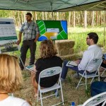 Fazenda Santa Brígida (GO), exemplo de transformação do modelo de produção com a implantação do ILPF, é hoje referência para todo o Brasil, registrando lucro de US$ 1.400 por ano por hectare e gerando 28 empregos. Fotos: Alexandre Veloso.