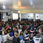 Promovido pelo SindiTabaco e Afubra, o município Canguçu/RS sediou o último evento de Conscientização sobre saúde e a segurança do produtor de tabaco e proteção da criança e do adolescente. Foto: Divulgação.