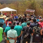 Mineradora extrai cerca de 1 milhão de toneladas de minério de Ferro por ano, enquanto a população sofre com os impactos ambientais, econômicos e na saúde por causa da forma de transporte do minério. Foto: Ione Rochael/MAM-BA