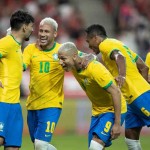 O atacante Neymar está fora dos próximos dois jogos da Seleção na primeira fase da Copa do Mundo do Catar. Além dele, o lateral Danilo também está afastado devido a uma lesão. Crédito: Lucas Figueiredo/CBF