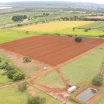 Unidade de Referência em Manejo de Água (URMA) tem 2 ha e pode receber diversos tipos de experimentos com culturas de grãos irrigados por gotejamento subterrâneo. Foto: Fabiano Bastos