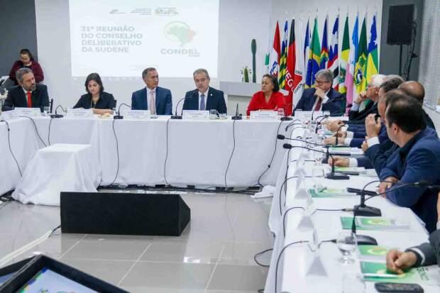 O superintendente da Sudene, Danilo Cabral, destacou que a aplicação dos recursos do FNE deve ter aderência ao Plano Regional de Desenvolvimento do Nordeste (PRDNE), com base em cinco dos sete eixos do PRDNE: desenvolvimento produtivo; inovação; infraestrutura econômica e urbana; meio ambiente e educação. (Foto: Reunião do Condel /Douglas Fagner