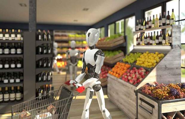 Se tudo isso parece ficcional, saiba que o supermercado do futuro está mais próximo do que imaginamos graças ao avanço da Inteligência Artificial Imagem: AdobeStock - reprodução