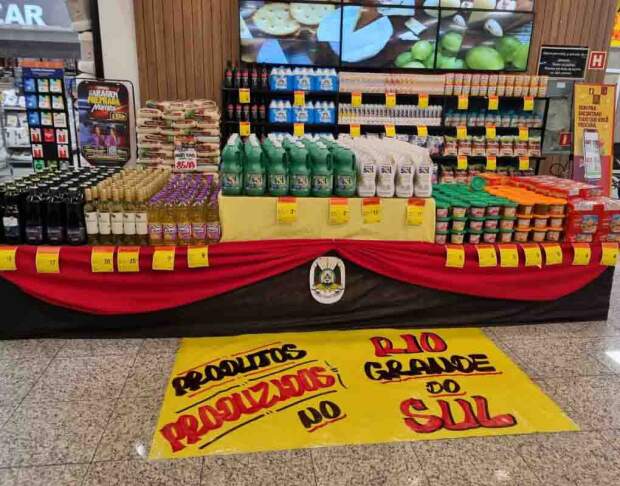 A medida é uma forma de incentivar o consumo dos produtos gaúchos e de movimentar a economia do estado. Foto: SuperHiper Abras / reprodução