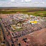Numa área de 246 mil metros quadrados, 434 empresas vão expor máquinas, implementos e tecnologias, incluindo sementes, adubos, irrigação, aviação e comunicação. Foto: Divulgação.