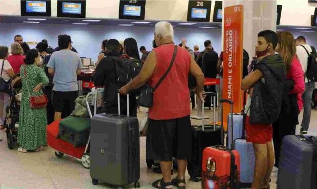 Volume entre janeiro e julho desse ano no estado foi de 7.511processos novos; no Brasil, acumulado chega a 94 mil casos de consumidores com problemas junto às empresas aéreas. (Divulgação)