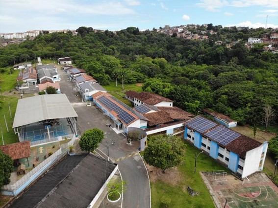 Os sistemas para eficiência energética das unidades da OSID são resultados de um termo de cooperação entre a Neoenergia Coelba e as Obras Sociais Irmã Dulce em 2023. (Divulgação)
