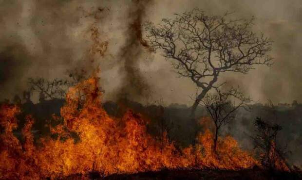 Segundo os pesquisadores, para cada aumento de 0,1°C na temperatura média global do ar, ocorreram mais 360 desastres climáticos no Brasil. No oceano, para cada 0,1°C na temperatura média global da superfície oceânica, foram registrados mais 584 eventos. (Crédito: Marcelo Camargo/Agência Brasil)