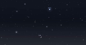 A ocultação de estrelas brilhantes pela Lua não é comum. (Divulgação)