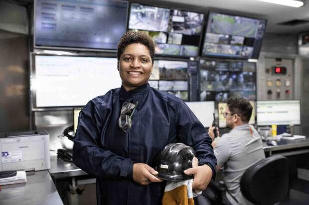 Jessica Fernandes Carvalho Sudário: operadora de alto-forno (Divulgação)