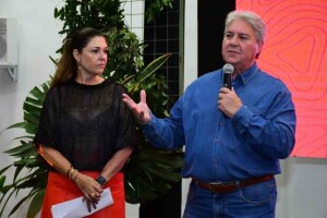 1Parceria foi anunciada por Valdecir Marin Junior e Carla Tuccilio, no lançamento da edição 2025. (Divulgação)