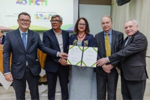 O projeto reúne, além da INB, centros de pesquisa, universidades e empresas brasileiras de referência, 	a exemplo do Instituto de Pesquisas Energéticas e Nucleares (Ipen). (Crédito: evento MCTI /_Luara Baggi)