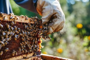 Suplemento nutricional desenvolvido por empresa gaúcha contribui para manter colmeias ativas e garantir a polinização em períodos críticos da natureza. (Foto: Divulgação)