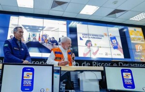 Ferramenta é usada para informar população em casos de desastres de grande perigo. (Ricardo Stuckert / PR / Agência Gov | via MCid)