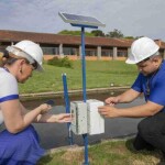 Com o apoio da Incubadora Tecnológica do Tecpar (Intec), empreendedora desenvolveu o sensor Water Drop MARAI, um equipamento que analisa, em tempo real, a qualidade da água e alerta sobre possíveis contaminações. (Divulgação)