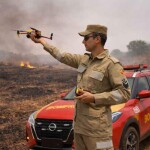 Imagens recentes que viralizaram nas redes sociais reacenderam o debate sobre os limites de segurança no uso de drones capazes de elevar pessoas. (Divulgação)