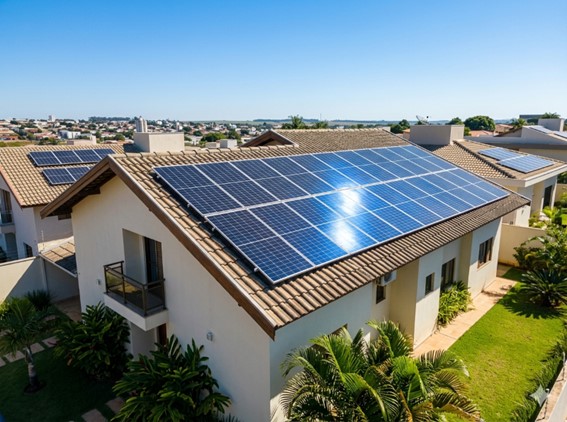 Mudanças climáticas reduzem volume dos reservatórios, o que provoca cobrança extra na tarifa de luz e impulsiona a busca por autonomia com painéis fotovoltaicos. (Divulgação)