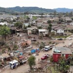 Com a medida, municípios estão aptos a solicitar recursos do Governo Federal para ações de defesa civil. (Fotografia por drones no Vale do Taquari - Foto Grupo de Apoio a Desastres (Gade)).