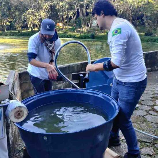 Novas amostras foram coletadas, e passarão por análises nos laboratórios da UFSC - (divulgação)