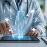 Inteligência artificial já identifica padrões invisíveis aos olhos humanos e está acelerando a transição para uma medicina mais preventiva. (Imagem: Chatgpt)