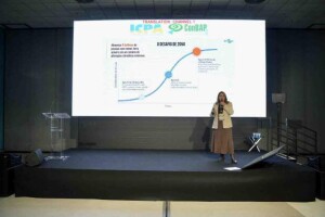 Mensagem da presidente da Embrapa, Silvia Massruhá, tratou do tema "Inteligência Artificial na Agricultura de Precisão e Digital” no encerramento do ConBAP e da ICPA. ((Foto: Retratte fotografia / Divulgação)
