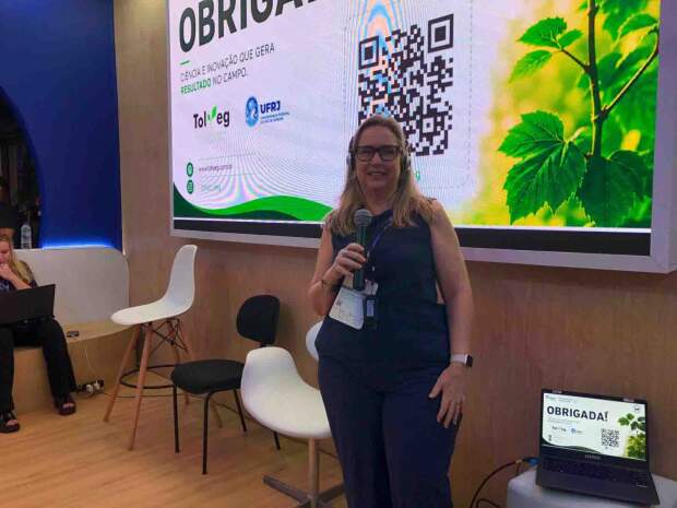 Pesquisa apresentada na Rio Innovation Week desenvolve bioinsumos que protegem plantações contra doenças, reduzem impactos ambientais e já despertam interesse do mercado. (Maite Vaslin / Departamento de Virologia do Instituto de Microbiologia da UFRJ)